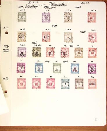 1849-1949 Ancienne collection de neufs et d'oblitérés sur pages