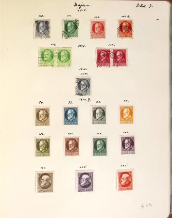 1852-1949 Old-time used collection with Baden & Bavaria