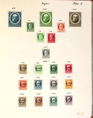 1852-1949 Old-time used collection with Baden & Bavaria