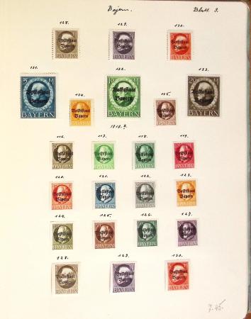 1852-1949 Old-time used collection with Baden & Bavaria