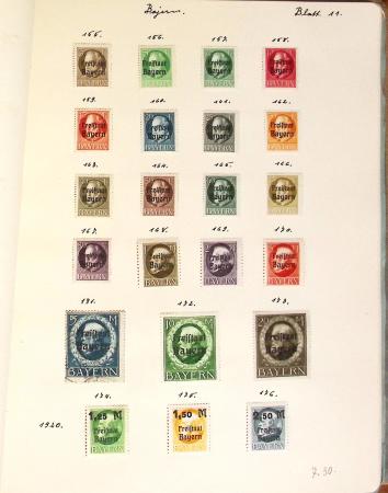 1852-1949 Old-time used collection with Baden & Bavaria