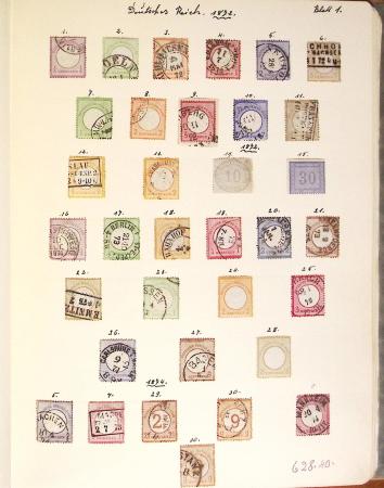 1852-1949 Old-time used collection with Baden & Bavaria