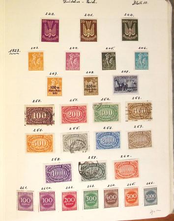 1852-1949 Old-time used collection with Baden & Bavaria