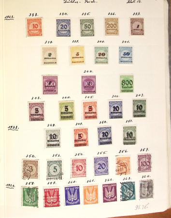 1852-1949 Old-time used collection with Baden & Bavaria