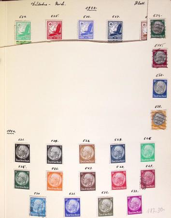 1852-1949 Old-time used collection with Baden & Bavaria