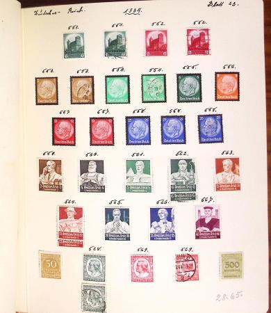 1852-1949 Old-time used collection with Baden & Bavaria