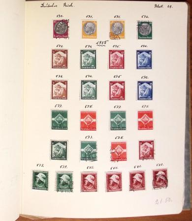 1852-1949 Old-time used collection with Baden & Bavaria