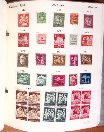 1852-1949 Old-time used collection with Baden & Bavaria