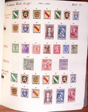 1852-1949 Old-time used collection with Baden & Bavaria