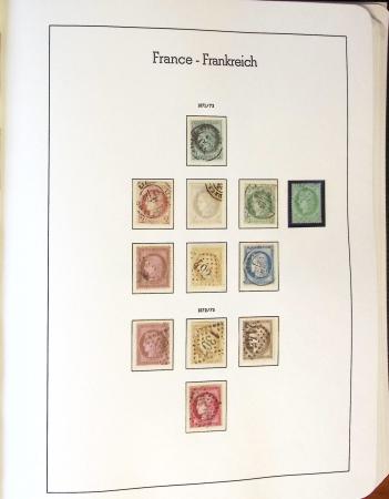 1849-2002 Collection principalement oblitérée en quatre albums Phare,