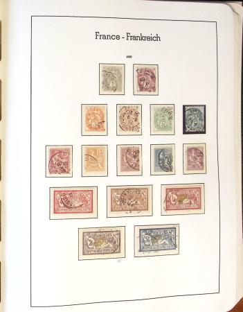 1849-2002 Collection principalement oblitérée en quatre albums Phare,