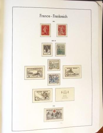 1849-2002 Collection principalement oblitérée en quatre albums Phare,