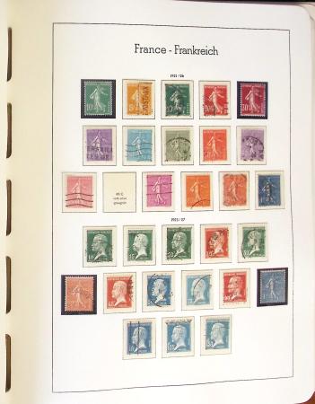1849-2002 Collection principalement oblitérée en quatre albums Phare,