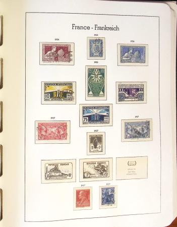 1849-2002 Collection principalement oblitérée en quatre albums Phare,