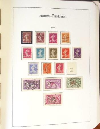 1849-2002 Collection principalement oblitérée en quatre albums Phare,
