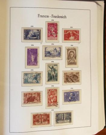 1849-2002 Collection principalement oblitérée en quatre albums Phare,