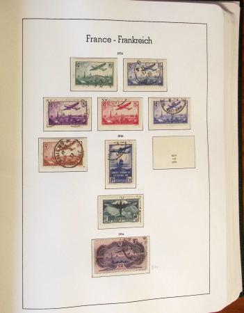 1849-2002 Collection principalement oblitérée en quatre albums Phare,