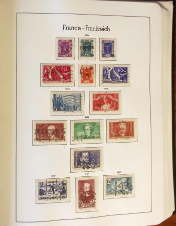 1849-2002 Collection principalement oblitérée en quatre albums Phare,