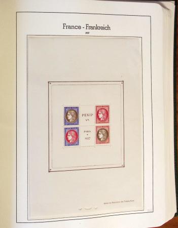 1849-2002 Collection principalement oblitérée en quatre albums Phare,