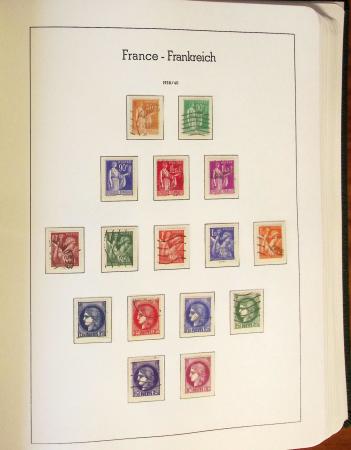 1849-2002 Collection principalement oblitérée en quatre albums Phare,