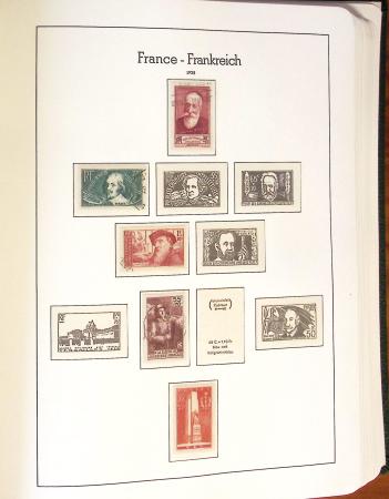 1849-2002 Collection principalement oblitérée en quatre albums Phare,