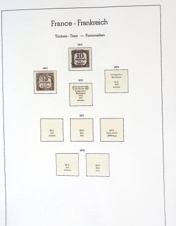 1849-2002 Collection principalement oblitérée en quatre albums Phare,