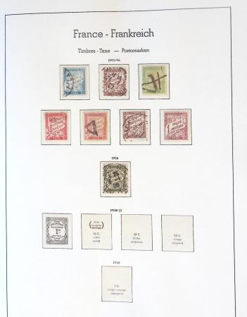 1849-2002 Collection principalement oblitérée en quatre albums Phare,