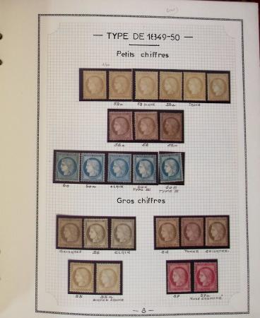 1862-1987, Solide collection de timbres neufs de France