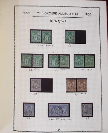 1862-1987, Solide collection de timbres neufs de France