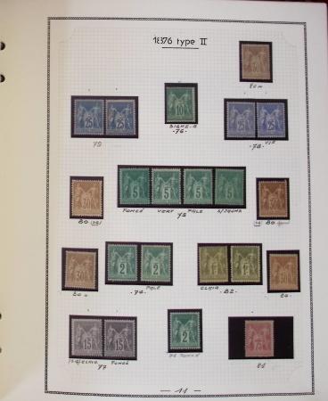1862-1987, Solide collection de timbres neufs de France