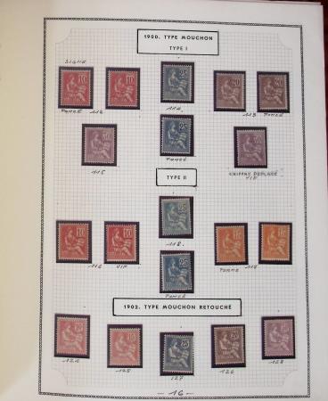 1862-1987, Solide collection de timbres neufs de France