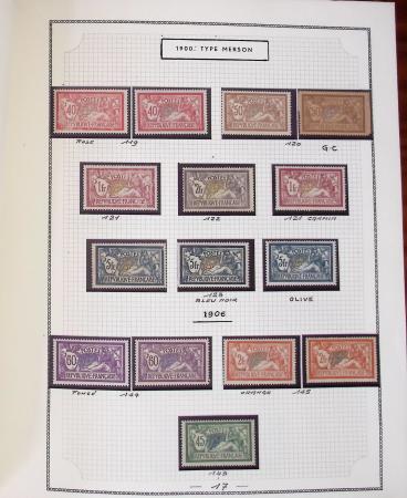 1862-1987, Solide collection de timbres neufs de France