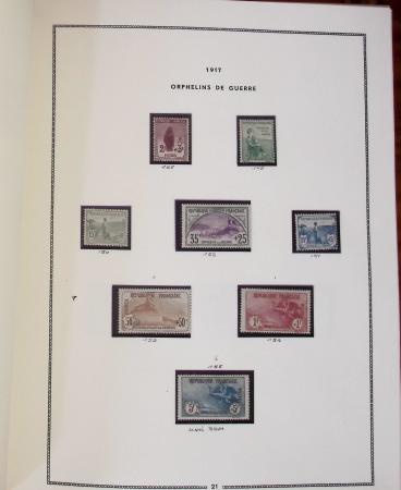 1862-1987, Solide collection de timbres neufs de France