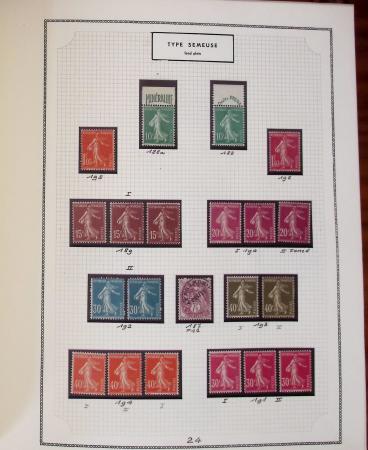 1862-1987, Solide collection de timbres neufs de France