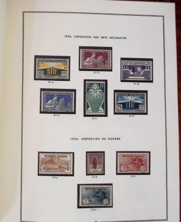 1862-1987, Solide collection de timbres neufs de France