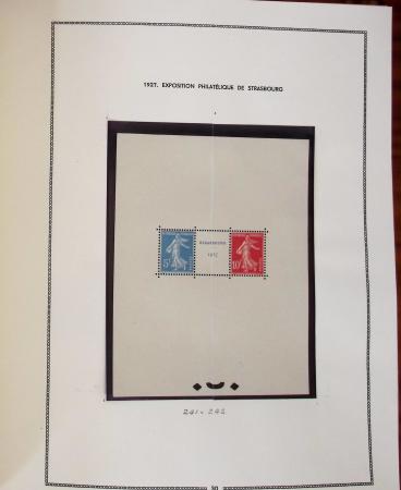 1862-1987, Solide collection de timbres neufs de France