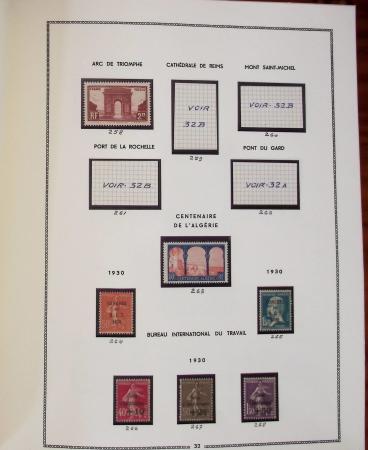 1862-1987, Solide collection de timbres neufs de France