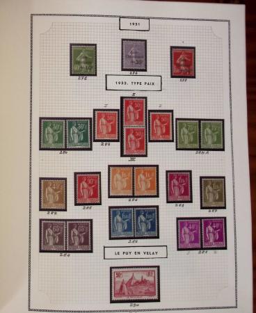 1862-1987, Solide collection de timbres neufs de France