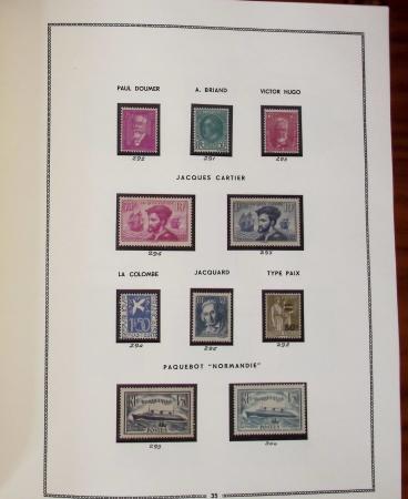 1862-1987, Solide collection de timbres neufs de France