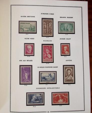 1862-1987, Solide collection de timbres neufs de France