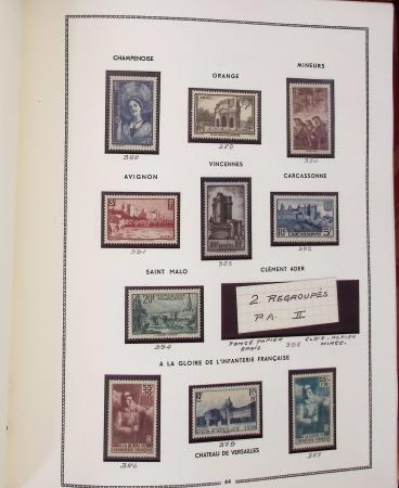 1862-1987, Solide collection de timbres neufs de France
