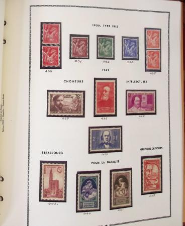 1862-1987, Solide collection de timbres neufs de France