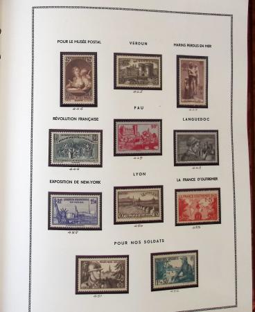 1862-1987, Solide collection de timbres neufs de France