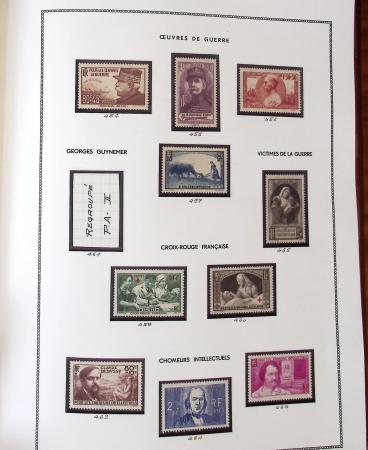 1862-1987, Solide collection de timbres neufs de France