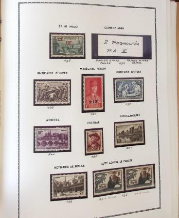 1862-1987, Solide collection de timbres neufs de France