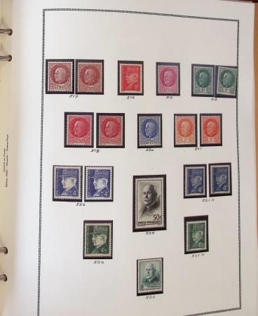 1862-1987, Solide collection de timbres neufs de France