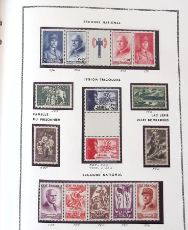 1862-1987, Solide collection de timbres neufs de France