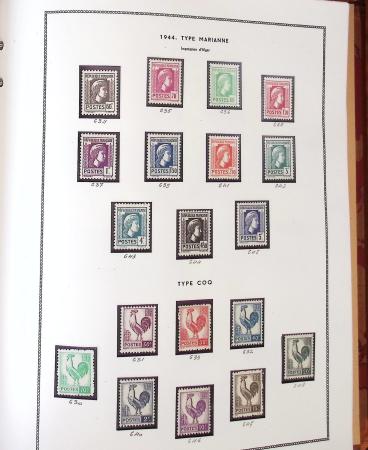 1862-1987, Solide collection de timbres neufs de France