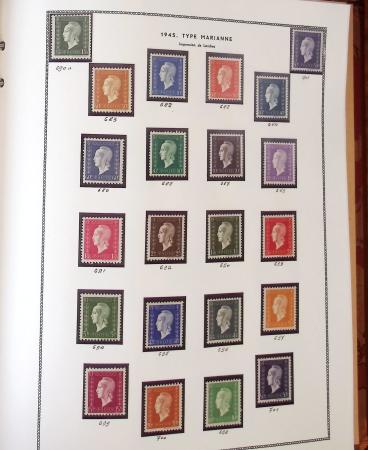 1862-1987, Solide collection de timbres neufs de France