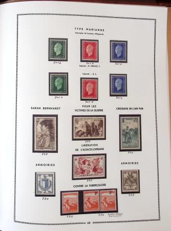 1862-1987, Solide collection de timbres neufs de France